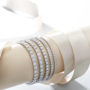 Lab-Grown Diamond Tennis Bracelet